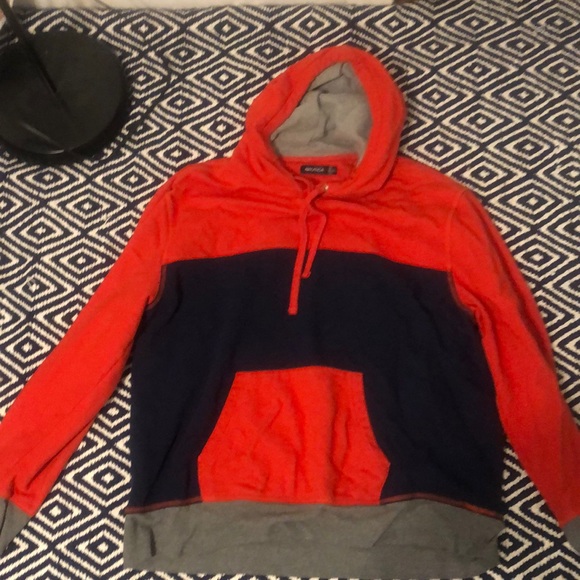 Nautica Other - Nautica orange and blue hoodie